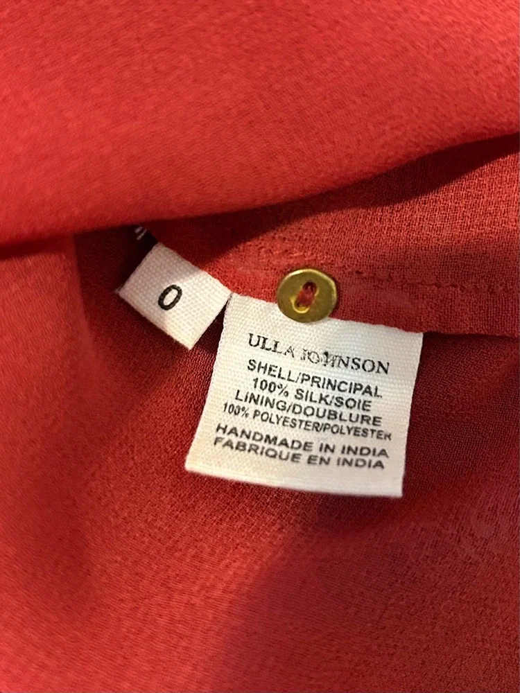 Ulla Johnson Noelle Silk Dress in Ruby - Picture 6 of 10